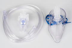 Disposable Nebulizer Mask with Tubing - Adult & Pediatric Sizes