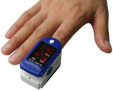 Standard Finger Pulse Oximeter - Colors may vary