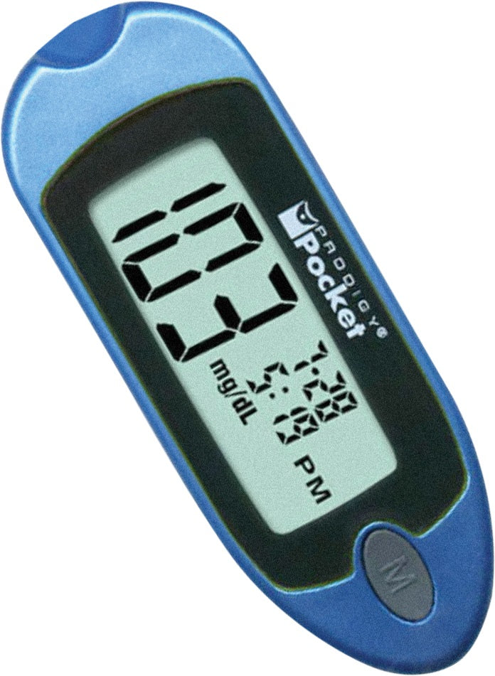Prodigy Pocket Blood Glucose Monitoring System (Blue)